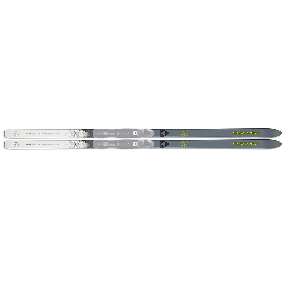 Fischer Unisex Spider 62 Crown Xtralite Flat Lightweight Durable Stable All-Terrain Off-Track Nordic Backcountry Mountain Touring Winter Sports Skis Without Bindings, 189