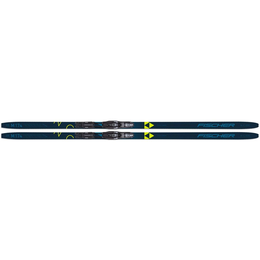FISCHER Cruiser EF Adult Durable Stable Balanced Sport Lightweight Nordic Fitness Cruising Skis Without Bindings, XL