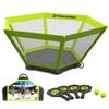 PaddleSmash - Pickleball Yard Game, As Seen on Shark Tank - Beach, Backyard, Lawn, Outdoor Activities for Adults and Family - Easy Assembly, Includes 4 Paddles, 2 Balls & Case view 1