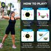 PaddleSmash - Pickleball Yard Game, As Seen on Shark Tank - Beach, Backyard, Lawn, Outdoor Activities for Adults and Family - Easy Assembly, Includes 4 Paddles, 2 Balls & Case view 2