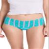 Cosabella Women's Say Never Printed Hottie Boyshort, Andaman Strip, Large/Extra Large view 1