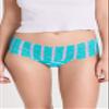Cosabella Women's Say Never Printed Hottie Boyshort, Andaman Strip, Large/Extra Large view 2