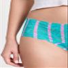 Cosabella Women's Say Never Printed Hottie Boyshort, Andaman Strip, Large/Extra Large view 4