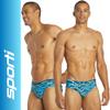 Sporti New Waves Brief Swimsuit - Blue - 40 view 2