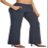 TSLA Women's Yoga & Dress Pants, Office Business Casual Work Slacks, Stretch Straight Leg/Bootcut Pants with 4 Pockets, Bootcut Charcoal, Medium view 3