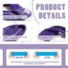 3 Pack Men & Women Sweatband Headband Terry Cloth Moisture Wicking for Sports Tennis Gym Work Out (Purple,Sky Blue,Blue) view 3