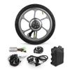 16 Inch Brushless Geared Motor Wheel Front Hub Drive with Thumb Throttle Display for Bike Small Scooter Bicycle view 1