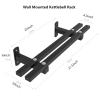 AHDFY Heavy Duty Kettlebell Storage Rack, Wall Mount Kettle Bells Holder, Gym Organization for Kettlebells 8 10 12 16 20Kg, Stainless Steel, Matt Black, Save Space in Your Gym, 80 x 25 x 15cm view 4