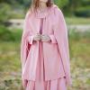 tuduoms Women's Vintage Trench Cape Wool Blend Hooded Coat Poncho Halloween Witch Cosplay Costumes Hooded Cape Short Cloak view 2