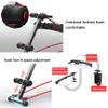Sit Up Bench Adjustable Slant Board with Headrest Folding Sit Up Exercise Equipment Abs Training Supine Plank for Home Gym (Color : Black, Size : 128 * 30 * 60cm) view 2