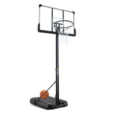 Basketball Hoop Goal with 44 Backboard &10ft Adjustable Height Portable Basketball System Stand Hoops Breakaway Rim W/Wheels for Adult Yard Indoor Outdoor Use