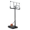 Basketball Hoop Goal with 44 Backboard &10ft Adjustable Height Portable Basketball System Stand Hoops Breakaway Rim W/Wheels for Adult Yard Indoor Outdoor Use view 1