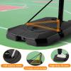 Basketball Hoop Goal with 44 Backboard &10ft Adjustable Height Portable Basketball System Stand Hoops Breakaway Rim W/Wheels for Adult Yard Indoor Outdoor Use view 4