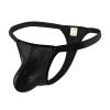 Ctreela Metallic Snakeskin Thongs for Men's Pouch Enhancing G-String Sexy Low Rise T-Back Underwear for Sex Party Club view 1