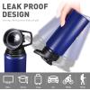 Mimorou 16 Pack Aluminum Water Bottles with Snap Lid Aluminum Reusable Sports Lightweight Leak Proof Water Bottles Bulk for Gym Hiking Cycling Sports Outdoor(20 oz) view 4