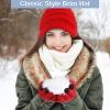 4 Sets Womens Winter Hats with Visor Winter Gloves Warm Beanie Hats with Brim Sequined Flower Touchscreen Gloves(Classic Color) view 3