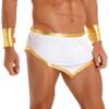 Sywiyi Men's Lingerie Set Halloween Theme Party Role Play Boxer Briefs Christmas Cosplay Outfits White A Medium view 2