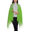 Personalized Women's Scarf Cashmere Shawl Add Your Own Logo/Design/Text Women's Cashmere Shawl Green view 2