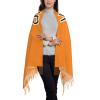 Personalized Women's Scarf Cashmere Shawl Add Your Own Logo/Design/Text Women's Cashmere Shawl Orange view 2