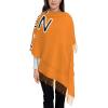Personalized Women's Scarf Cashmere Shawl Add Your Own Logo/Design/Text Women's Cashmere Shawl Orange view 3