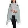 Personalized Women's Scarf Cashmere Shawl Add Your Own Logo/Design/Text Women's Cashmere Shawl Light Grey view 2