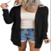 Black Cardigan for Women Lightweight Petite Long Sleeve Soft Cardigan Sweaters Small view 1