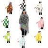 Personalized Women's Scarf Cashmere Shawl Add Your Own Logo/Design/Text Women's Cashmere Shawl Gray view 1