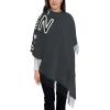 Personalized Women's Scarf Cashmere Shawl Add Your Own Logo/Design/Text Women's Cashmere Shawl Black, One Size view 3