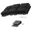 Triple Molle Mag Pouch 5.56 Tactical Open Top M4 M16 Magazine Holder Carrier with Quick Release Magazine Pouch Insert BK view 3