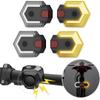Antfire 4 Pcs Bike Turn Signals Front and Rear, USB Rechargeable Bicycle Turn Signals with Bike Horn, Wireless Waterproof Rear Bike Light with 120 DB Horn for Road Bicycle, Ebike, Scooter view 1