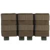 Triple Molle Mag Pouch 5.56 Tactical Open Top M4 M16 Magazine Holder Carrier with Quick Release Magazine Pouch Insert RG view 1