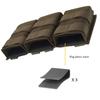 Triple Molle Mag Pouch 5.56 Tactical Open Top M4 M16 Magazine Holder Carrier with Quick Release Magazine Pouch Insert RG view 3