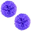 Charque 2 Pack Cheerleading Pom Poms with Four Finger Handle, Colorful Matte Matter Flowe Ball Cheer Poms for School Cheering Dance Team Cheerleading Uniform Accessories Kids Youth Adults Audience view 1
