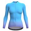 Wulibike Womens Long Sleeve Biking Jersey,Cycle Shirts for Women with Pockets view 1