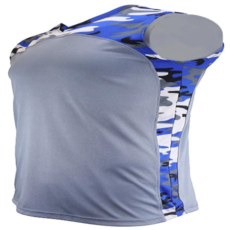 Epic Men's Single Layer Camo Multi-Color Basketball Jersey L