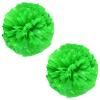 Charque 2 Pack Cheerleading Pom Poms with Four Finger Handle, Colorful Matte Matter Flowe Ball Cheer Poms for School Cheering Dance Team Cheerleading Uniform Accessories Kids Youth Adults Audience view 1