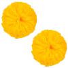 Charque 2 Pack Cheerleading Pom Poms with Four Finger Handle, Colorful Matte Matter Flowe Ball Cheer Poms for School Cheering Dance Team Cheerleading Uniform Accessories Kids Youth Adults Audience view 1