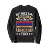 Armenia Flag Proud Armenians Men & Women Sweatshirt view 1