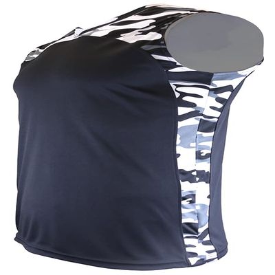 Epic Men's Single Layer Camo Black/Grey Basketball Jersey S