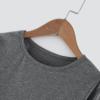 Little Girls Casual Long Sleeve T Shirts Crewneck Tunic Tops 4-13Y Kids Button Striped Tee Blouses (Grey-E, 4-5 Years) view 3