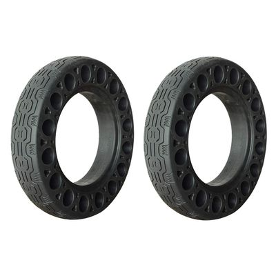 Pasotim 2PCS 10 Inch Rubber Solid Tires for Max G30 Damping Tyre Black