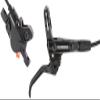 SHIMANO BR-MT500 Disc Brake and BL-MT501 Lever - Rear, Hydraulic, 2-Piston, Post Mount, Black view 1