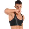 YONGHS Mens Sexy Crisscross Back Sleeveless Muscle Half Tank Top Vest T-Shirts Sports Bras Crop Tops 2# Black X-Large view 3