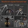 GOLDFOX Bike Turn Signals Front and Rear, USB Rechargeable Bike Tail Light with Bicycle Horn, Wireless Waterproof Bike Rear Light for for Road Cycling Safety view 2
