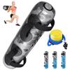 AW Foldable Adjustable Aqua Bag Exercise Water Weight Portable Strength Training Home Gym Workout Cardio Sport Fitness,Camouflage Gray view 1