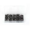 BORDSTRACT Oval Fishing Split Rings, 180PCS Stainless Steel Swivel Snap Lure Ring, Bait Connection Double Ring for Hard Bait, Minnow Bait, Crankbaits, Popper Bait view 1