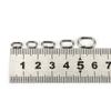BORDSTRACT Oval Fishing Split Rings, 180PCS Stainless Steel Swivel Snap Lure Ring, Bait Connection Double Ring for Hard Bait, Minnow Bait, Crankbaits, Popper Bait view 3