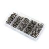 BORDSTRACT Oval Fishing Split Rings, 180PCS Stainless Steel Swivel Snap Lure Ring, Bait Connection Double Ring for Hard Bait, Minnow Bait, Crankbaits, Popper Bait view 4