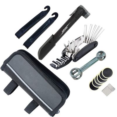 Abcsea 1 Group of Bike Tyre Repair Kit, Bike Repair Tool Kits, Cycling Tool Kit Bike Tool Bag Saddle Bag