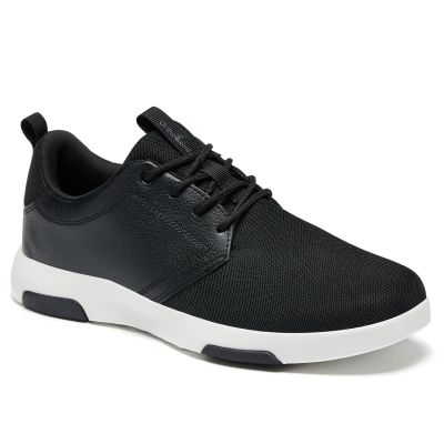 Men's Orthopedic Fashion Sneakers with Arch Support: Arch Supportive Outdoor Sneakers for Achilles Tendonitis, Orthotics Walking Shoes for Relieve Flat Feet Black Size 9